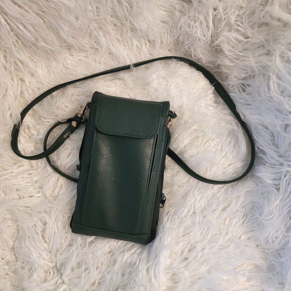 Green wallet purse crossbody - Picture 4 of 4